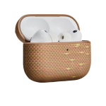 Чехол PITAKA Aramid Fiber Case для AirPods Pro 3 — Golden Glint