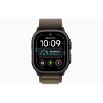 Apple Watch Ultra 4 Black Titanium Dark Olive Alpine Loop S — изображение 2