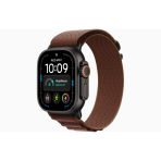 Apple Watch Ultra 4 Black Titanium Burgundy Alpine Loop L