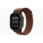 Apple Watch Ultra 4 Black Titanium Burgundy Alpine Loop S