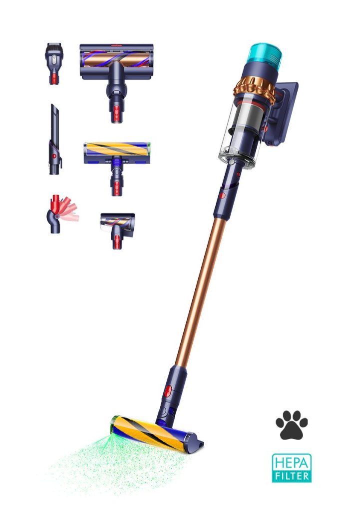 Пылесос Dyson Gen5detect Absolute SV23 (Prussian Blue/Rich Copper), 6 насадок