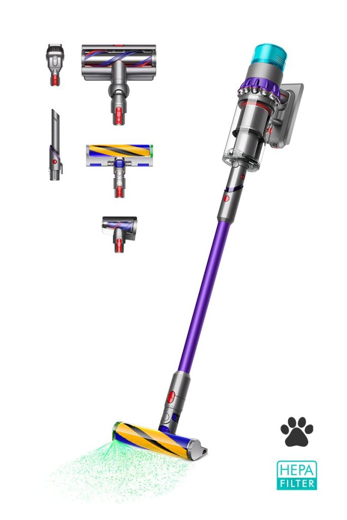 Пылесос Dyson Gen5detect Absolute SV23 (Iron/Purple), 5 насадок