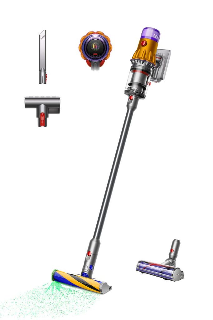 Пылесос Dyson V12 Detect Slim Absolute SV46 (Yellow/Nickel)