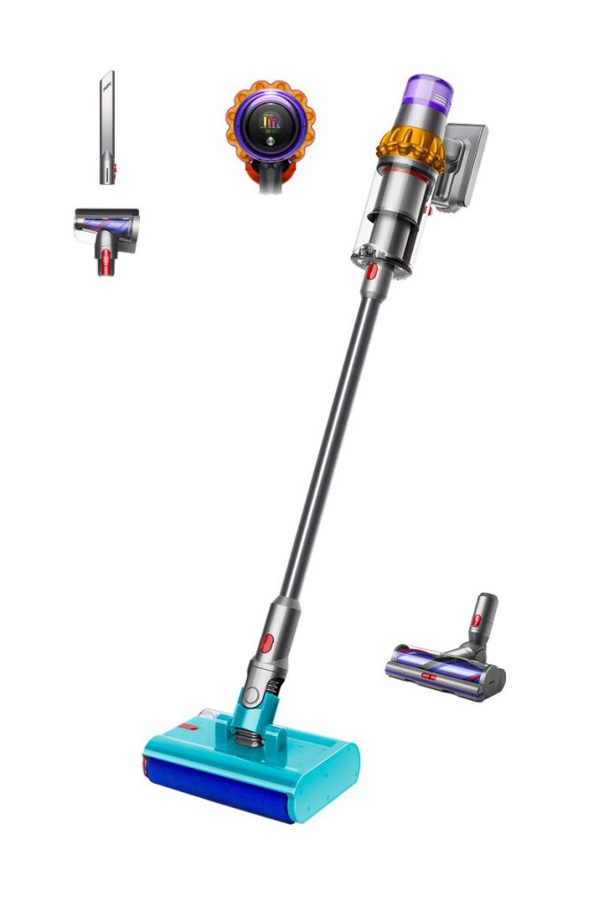 Пылесос Dyson V15s Detect Submarine, с подсветкой пыли