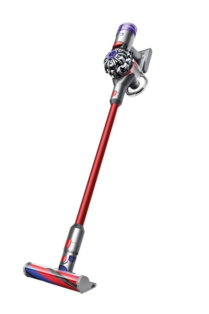 Пылесос Dyson V8 Slim Fluffy (Nickel/Red)