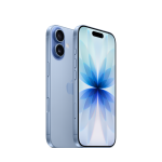 iPhone 17 Mist Blue — вид спереди и сзади