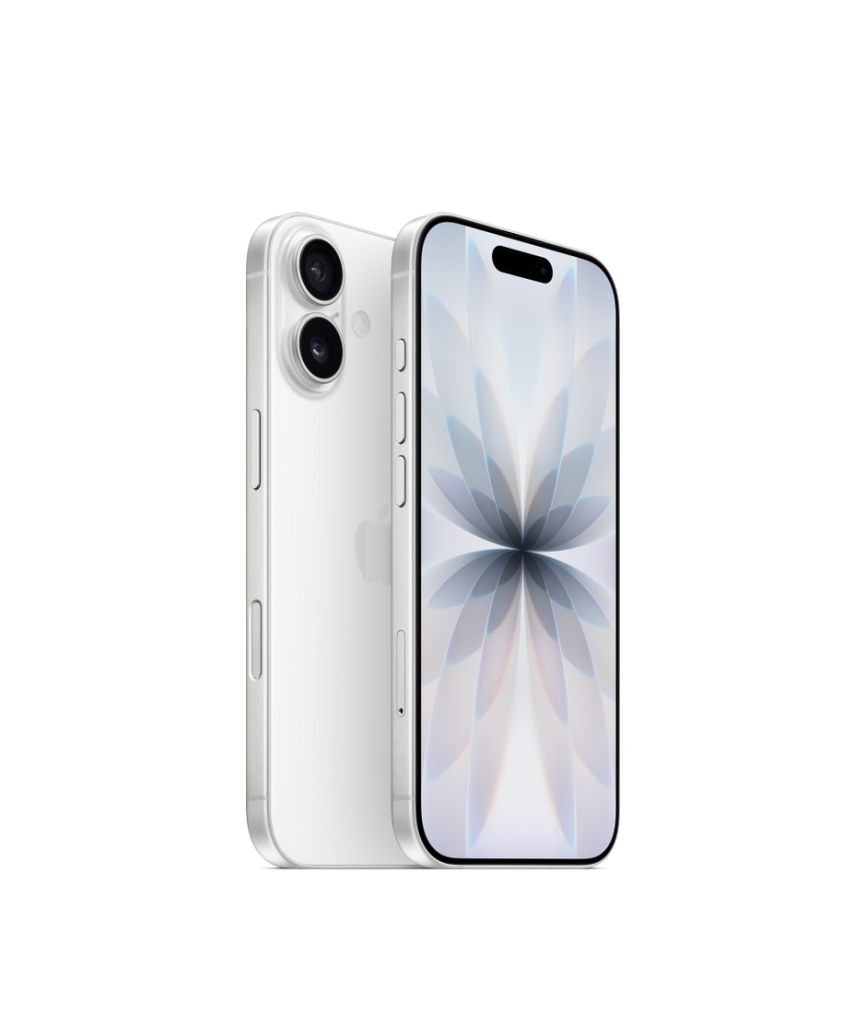 iPhone 17 White — вид спереди и сзади